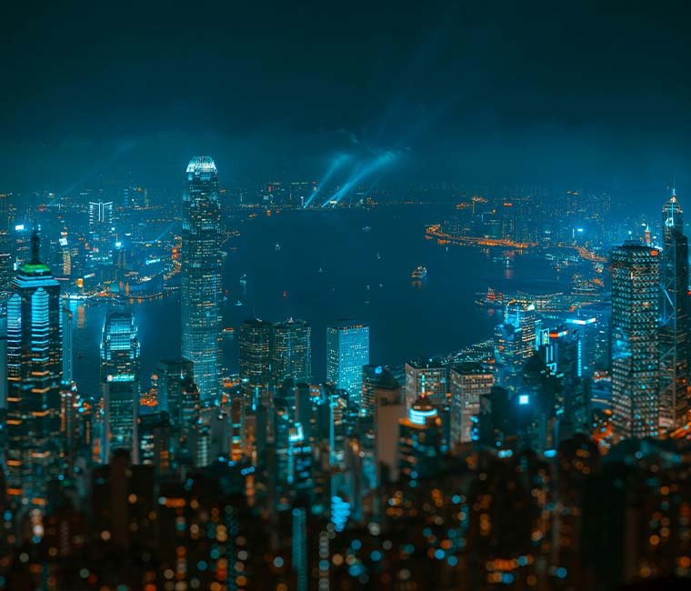 hong kong at night